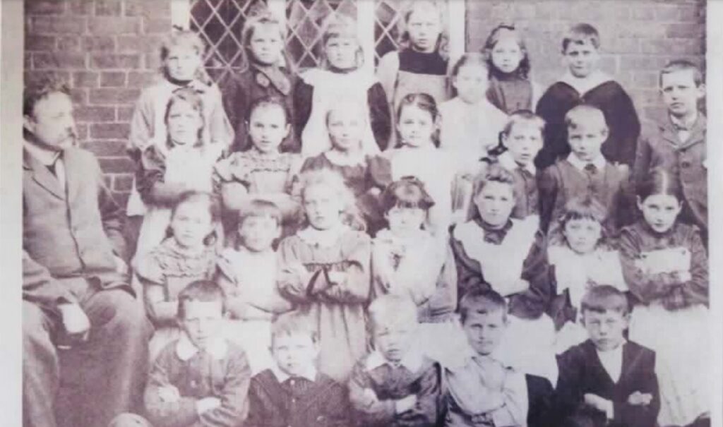 Adderley School children in 1895