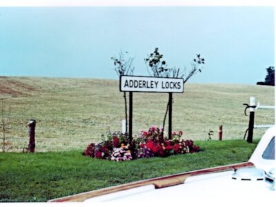 Adderley Locks sign 1981