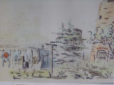 Adderley Hall POW Camp drawing