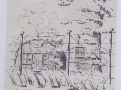 Adderley Hall POW Camp drawing