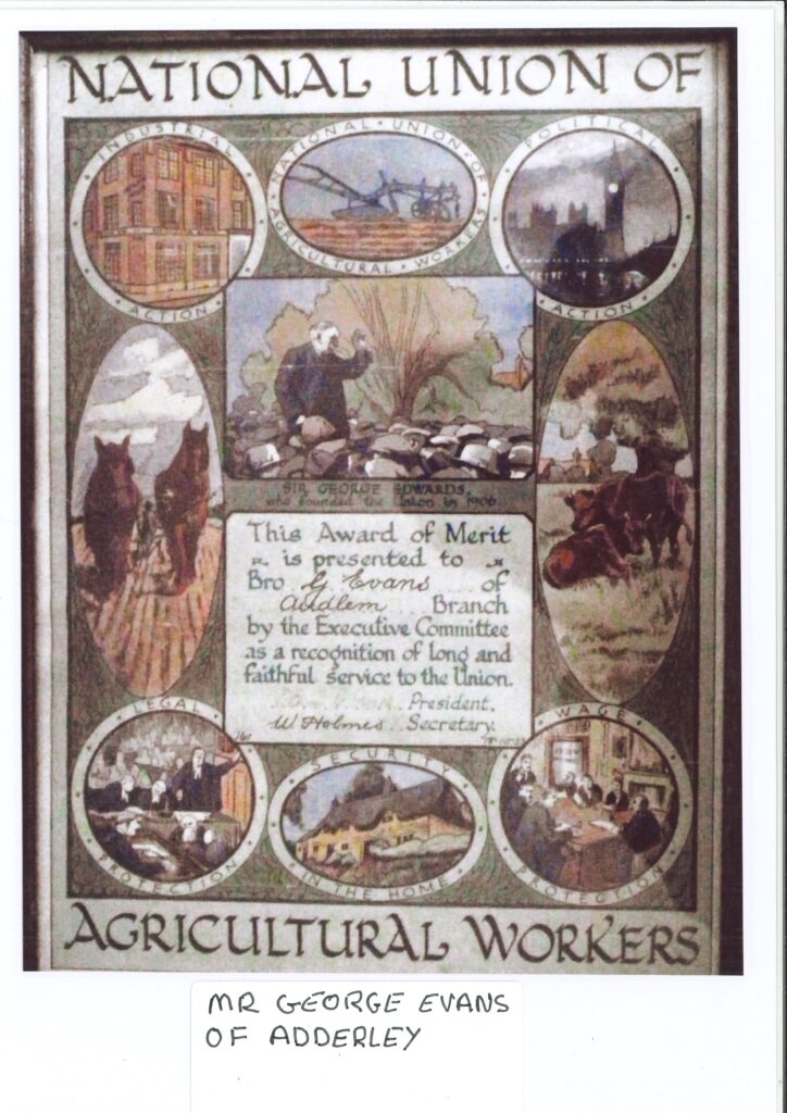 Agricultural Workers Award of Merit