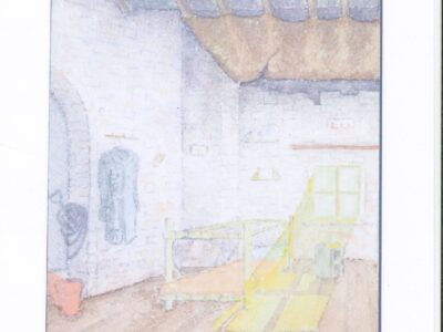 Sketches of Adderley Hall POW Camp 192 Shropshire
