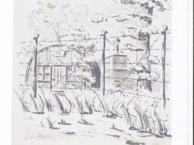 Sketches of Adderley Hall POW Camp 192 Shropshire