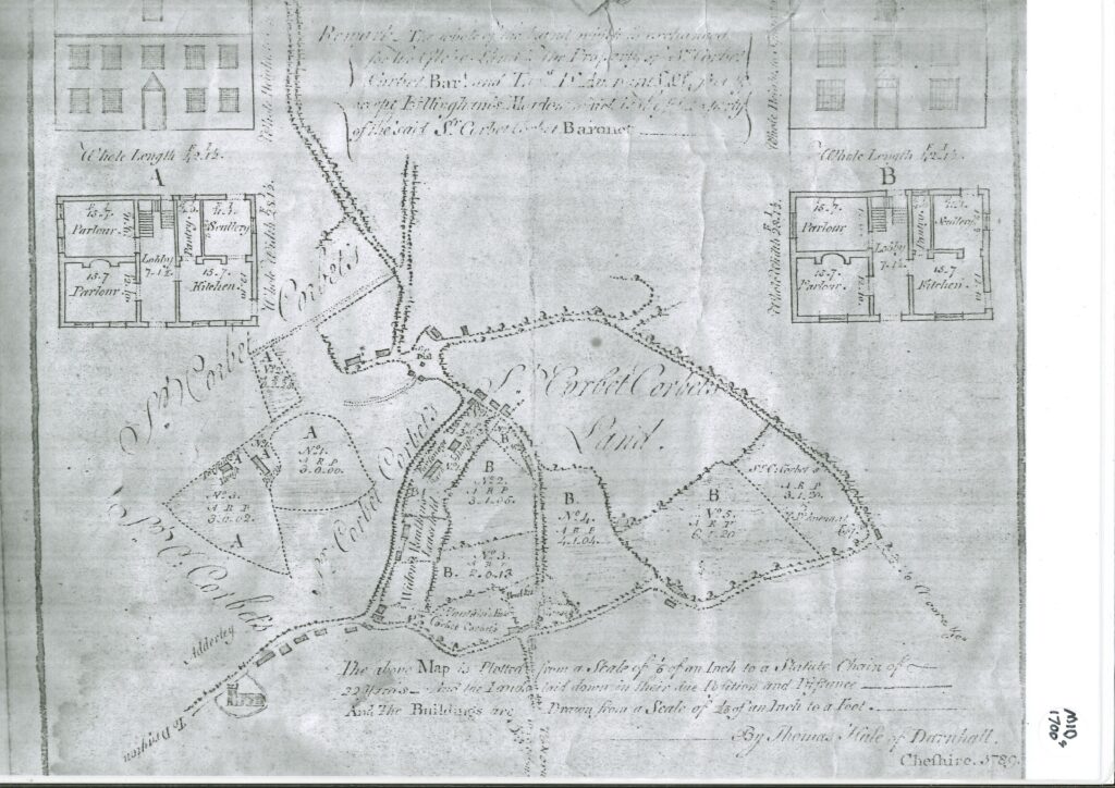 Plan of Glebe Lands at Adderley