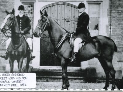Henry Reginald Corbet with his son
