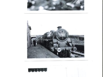 3 photos of trains