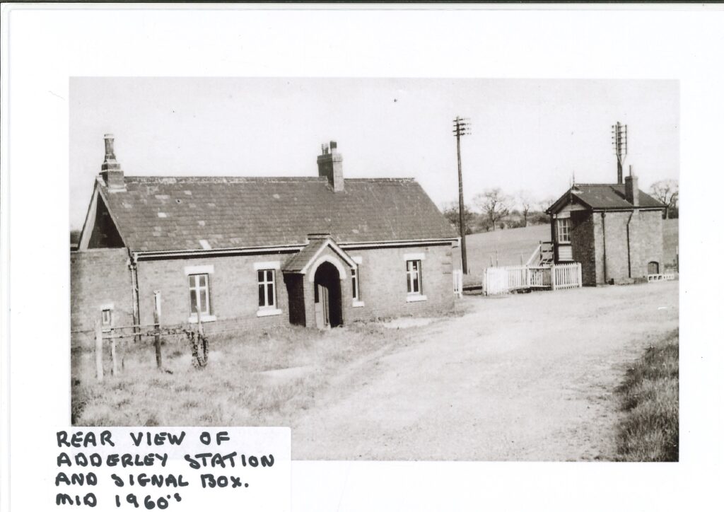 Rear view of Adderley Station