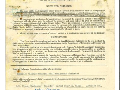 Grant Application