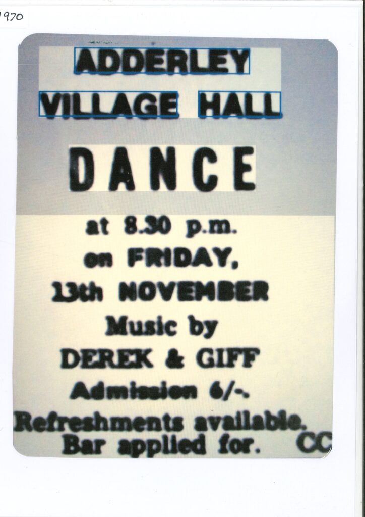 Adderley Village Hall Dance