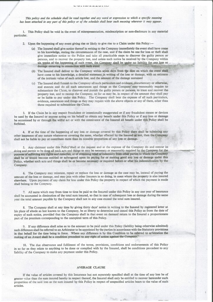Village Hall Insurance Page1