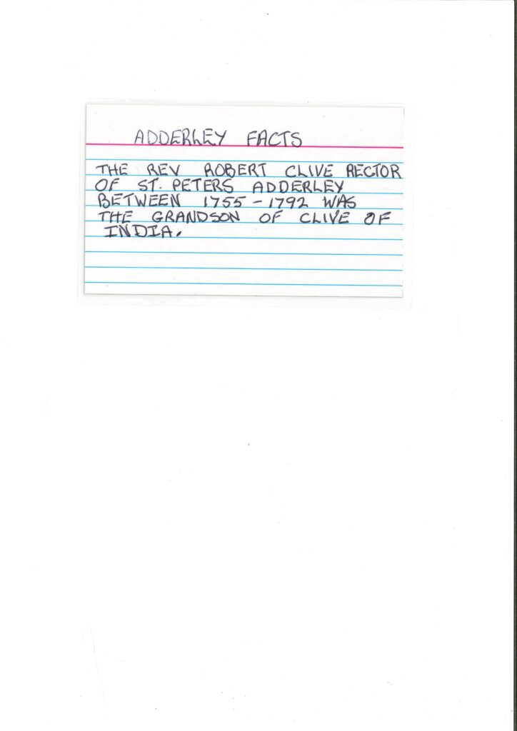 Adderley Facts