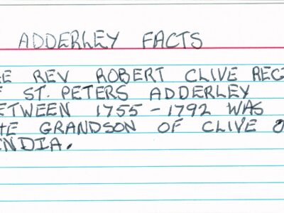 Adderley facts