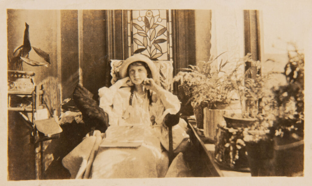 Two Ladies sitting on rocks