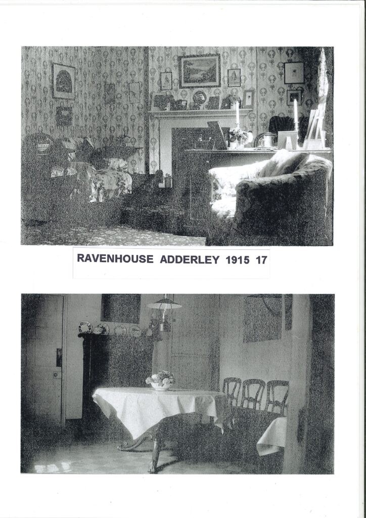 Interior of two rooms at Ravenhouse