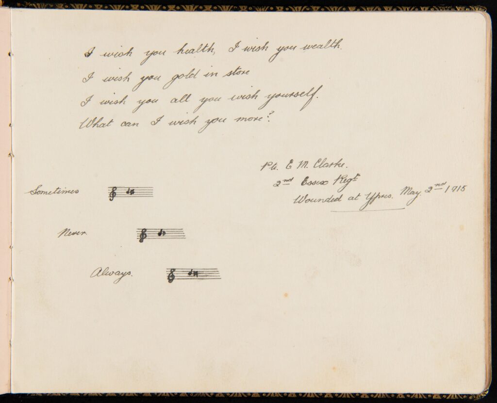 Raven House Soldiers Autograph Book