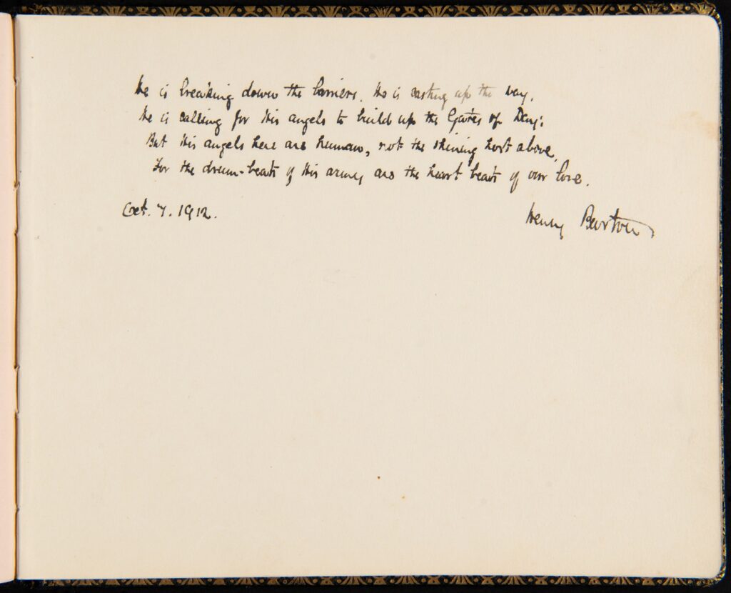 Raven House Soldiers Autograph Book