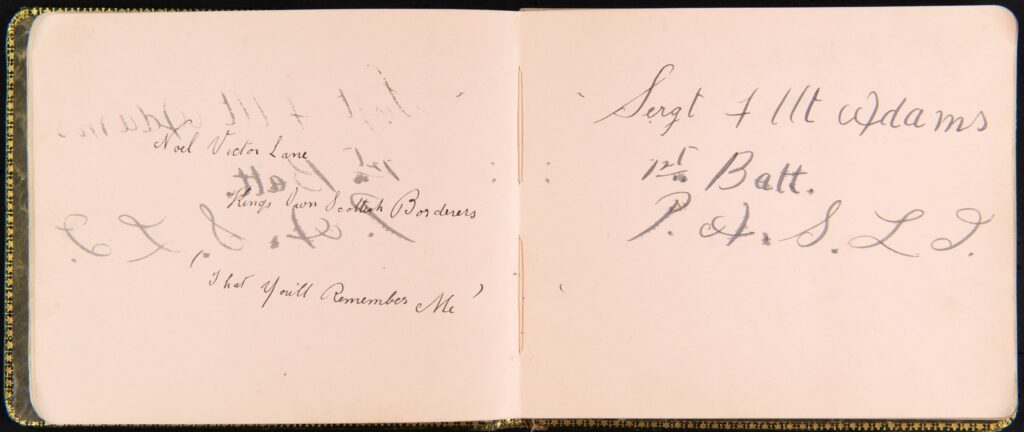 Raven House Soldiers Autograph Album