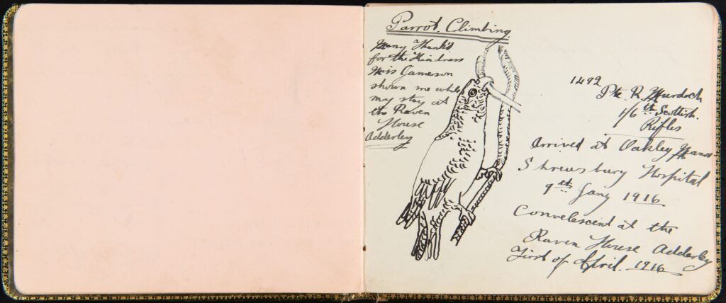 Raven House Soldiers Autograph Album