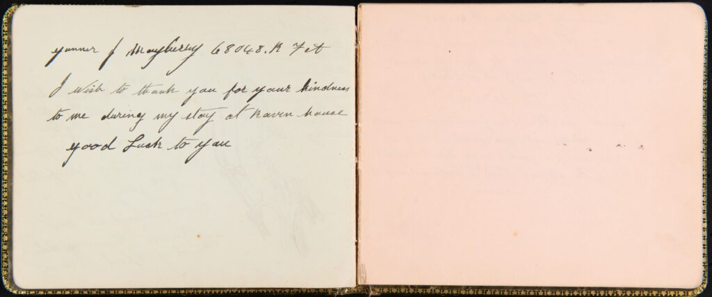 Raven House Soldiers Autograph Album