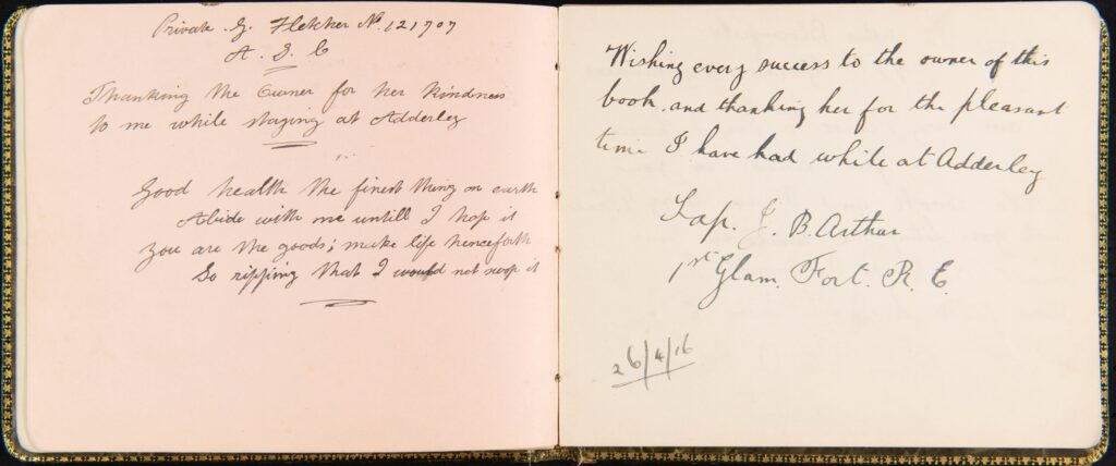 Raven House Soldiers Autograph Album