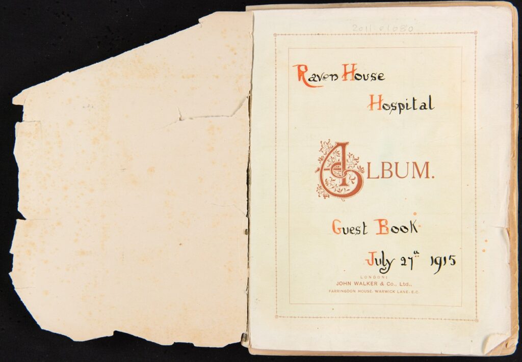 Raven House Hospital Guest Book