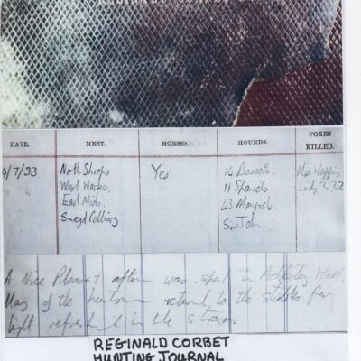 Hunting Journal Reginald Corbet