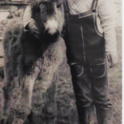 Jonathan Eastlake with Donkey