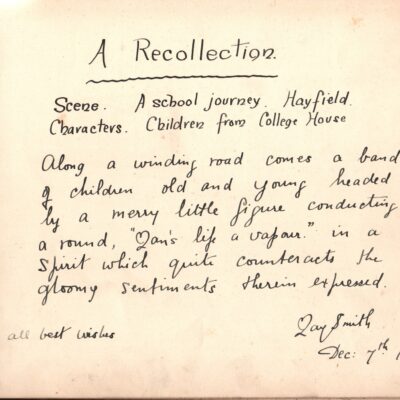 A Recollection