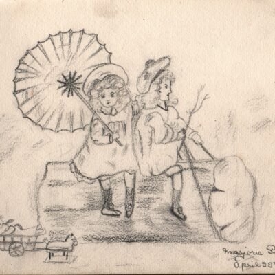 Girls riding a Wooden Log