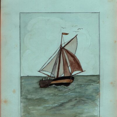 Sailing Barge at Sea